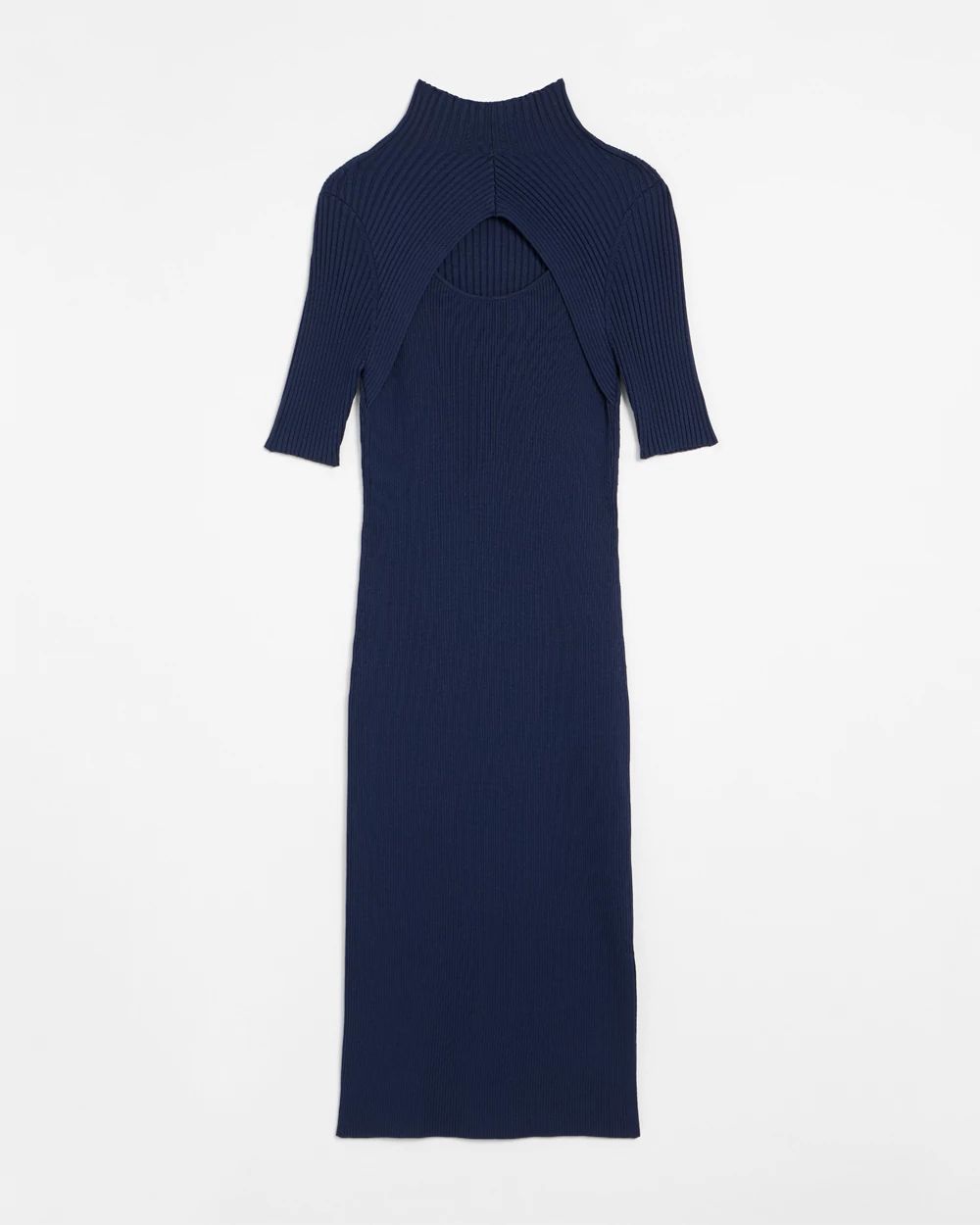 23区　MY STANDARD 半袖ニット 38 Women's Short Sleeve Midi Utility Shirtdress - A New Day